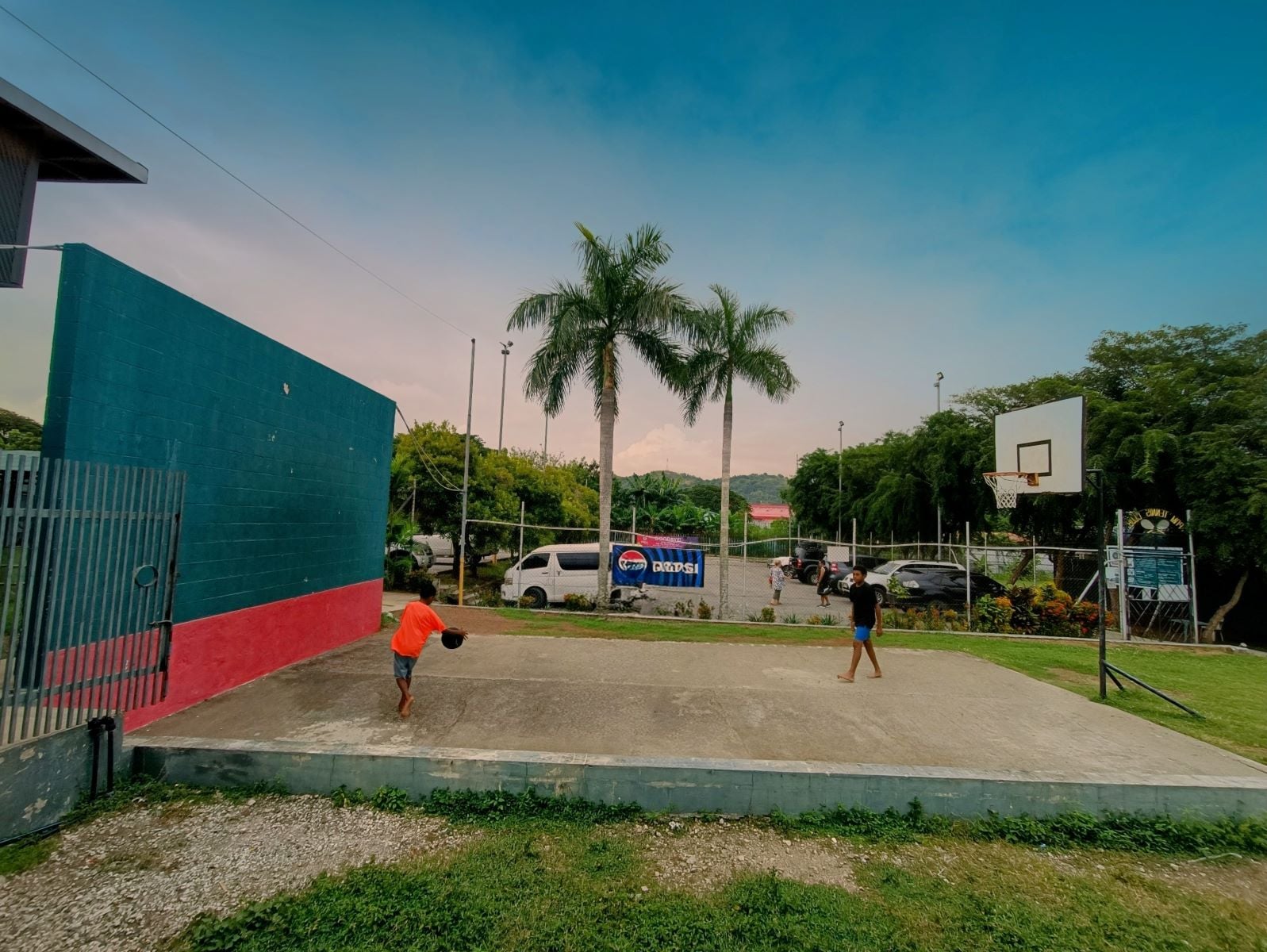 Basketball & Practice Wall